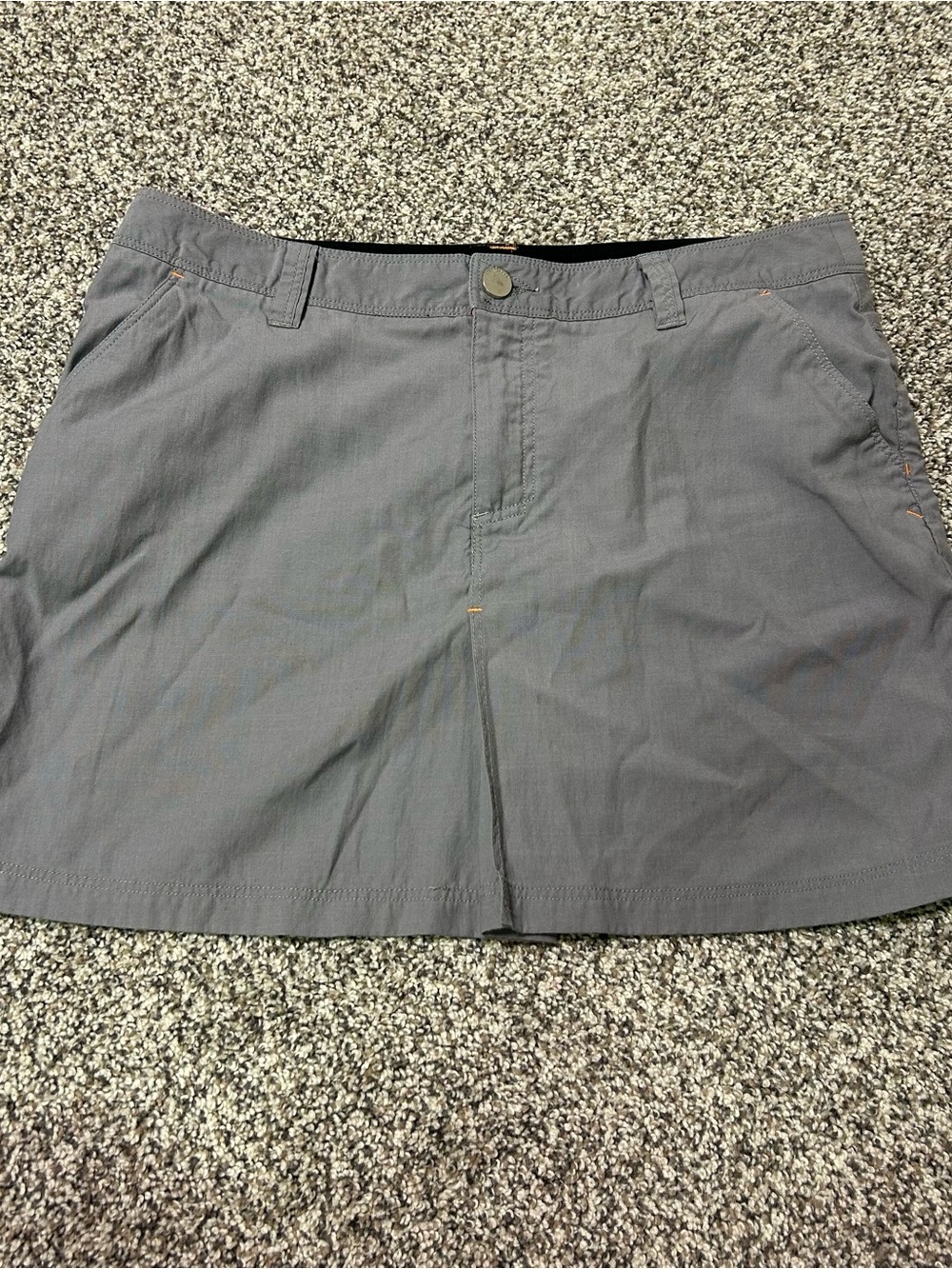 ICEBREAKER Women's 31 Gray Merino Wool  Mini Skirt Outdoor Camping Hiking